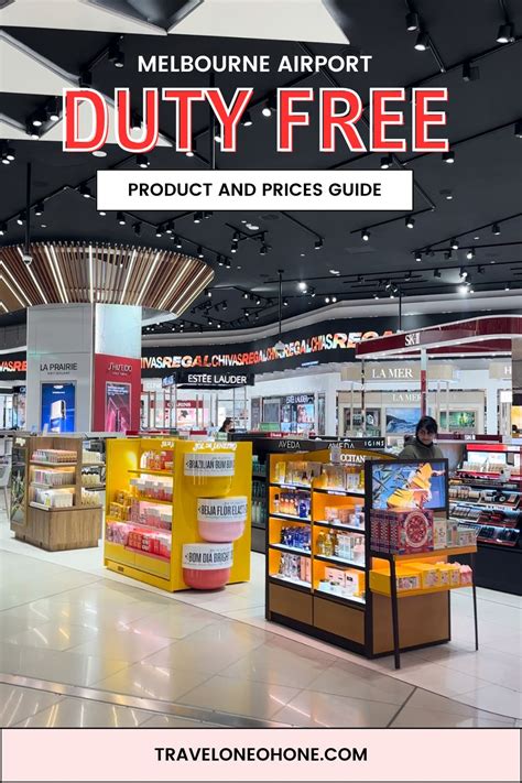 duty free products Melbourne airport